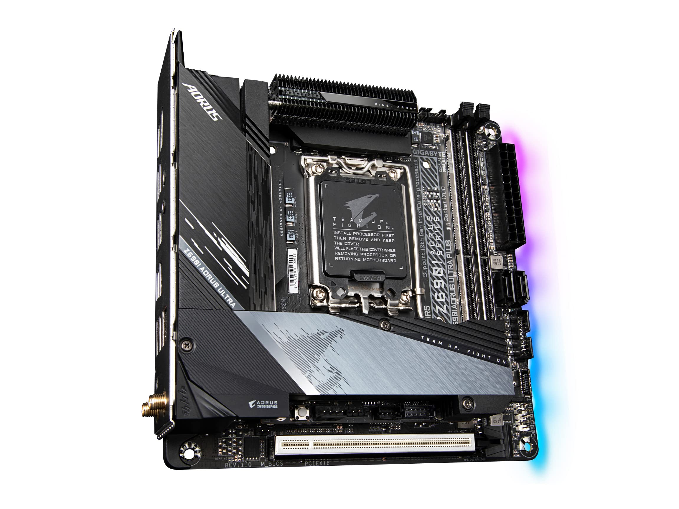 Amazon.com: GIGABYTE Z690I AORUS Ultra Plus (LGA 1700/ Intel Z690